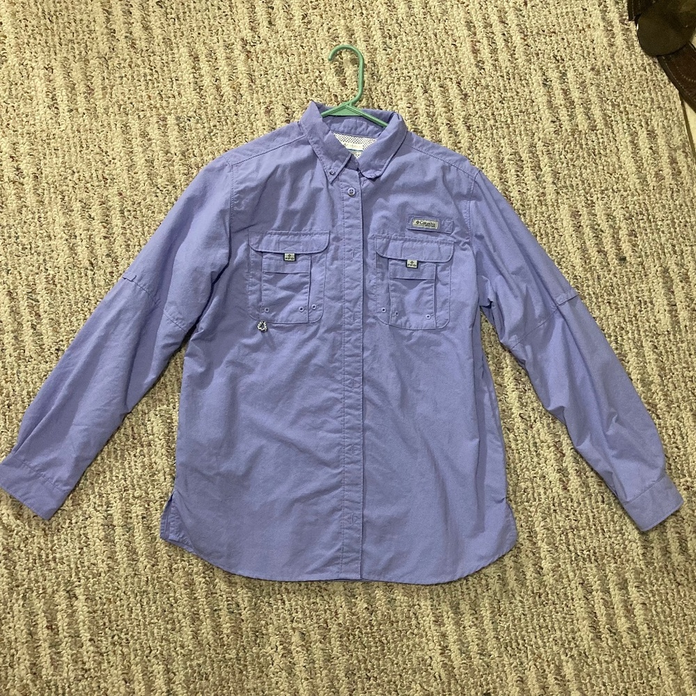 Lavender PFG Columbia button down